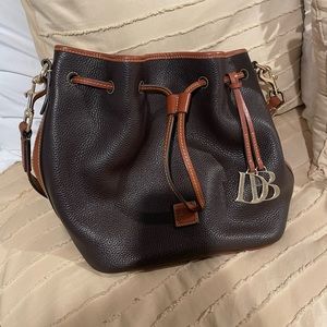 Dooney & Bourke pebble grain drawstring bag